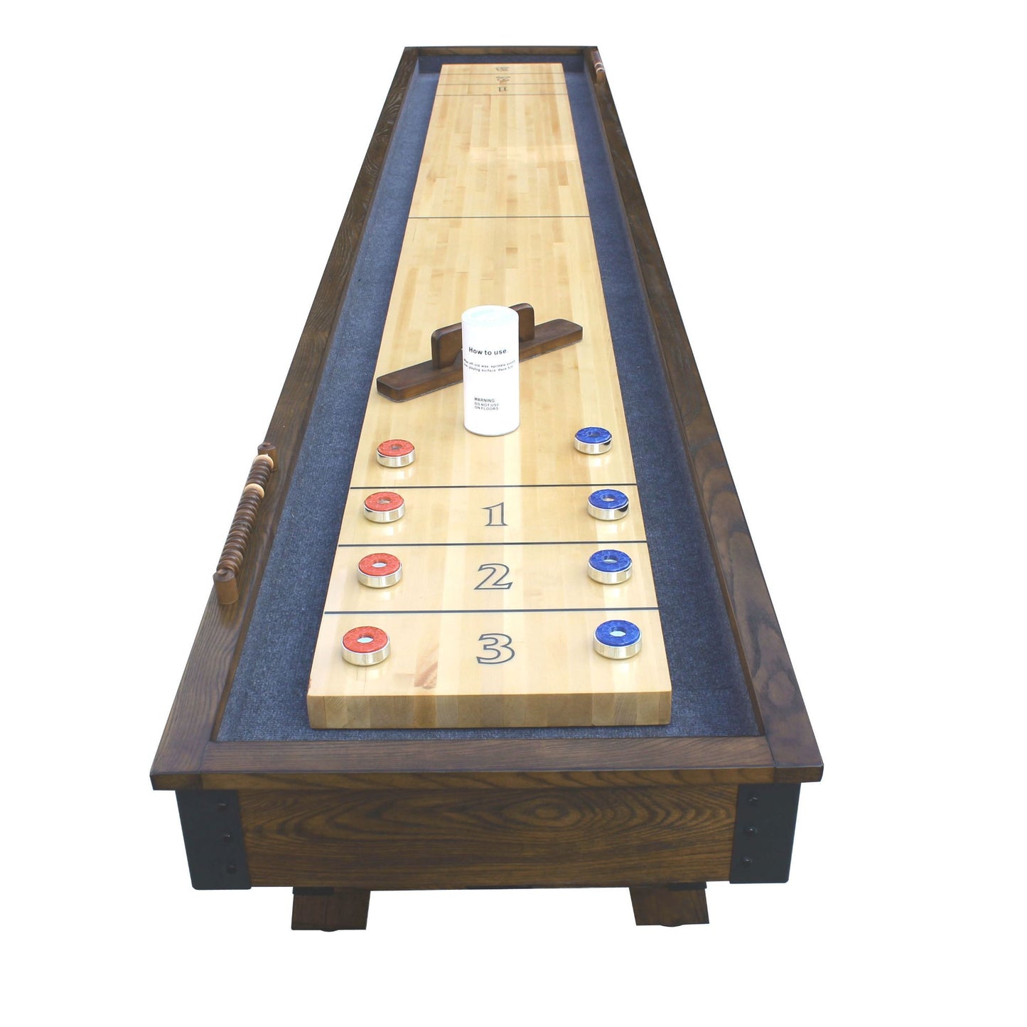 Hathaway Cheyenne 12ft Shuffleboard Table - Gaming Blaze