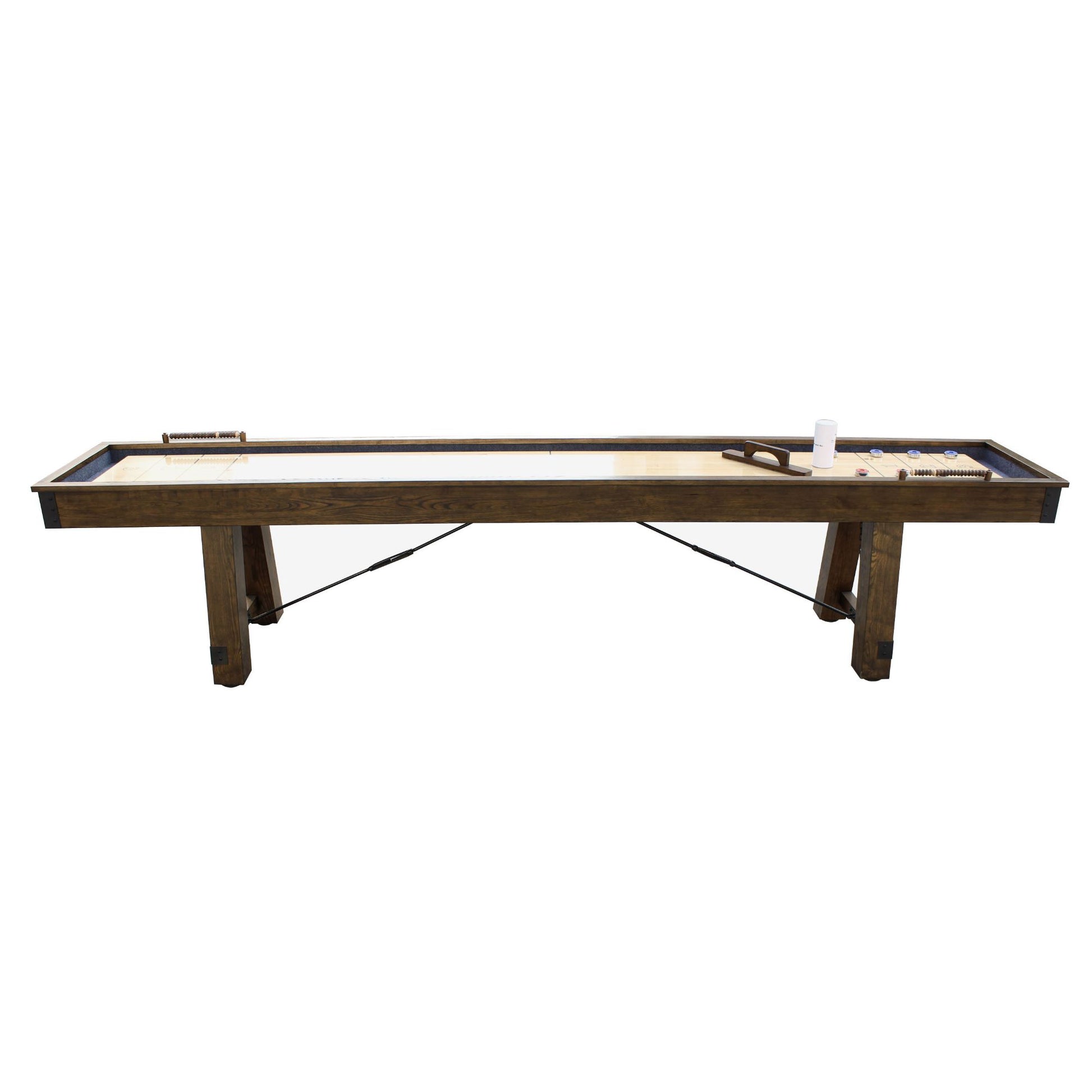 Hathaway Cheyenne 12ft Shuffleboard Table - Gaming Blaze