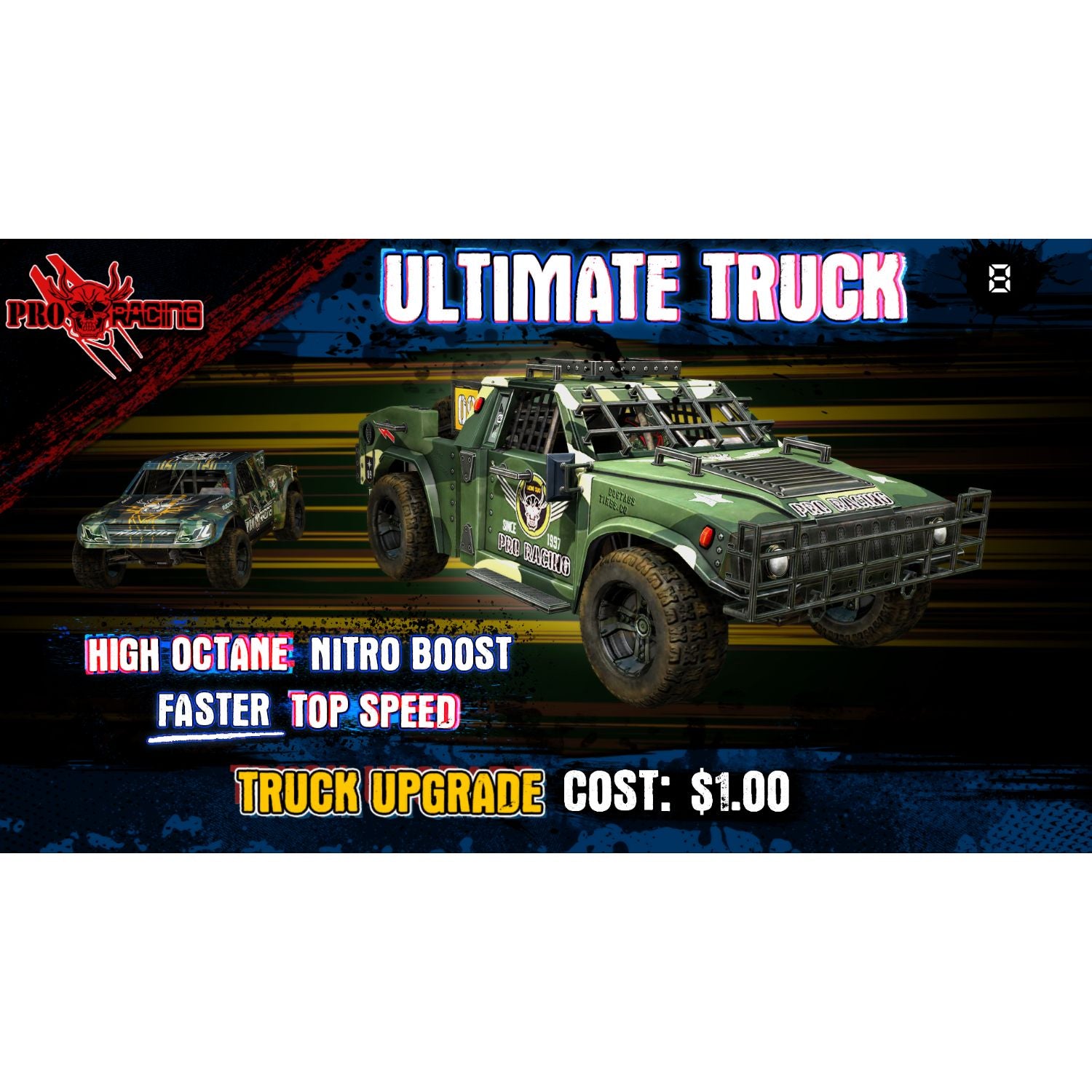 Raw Thrills Nitro Trucks Arcade Game - Gaming Blaze