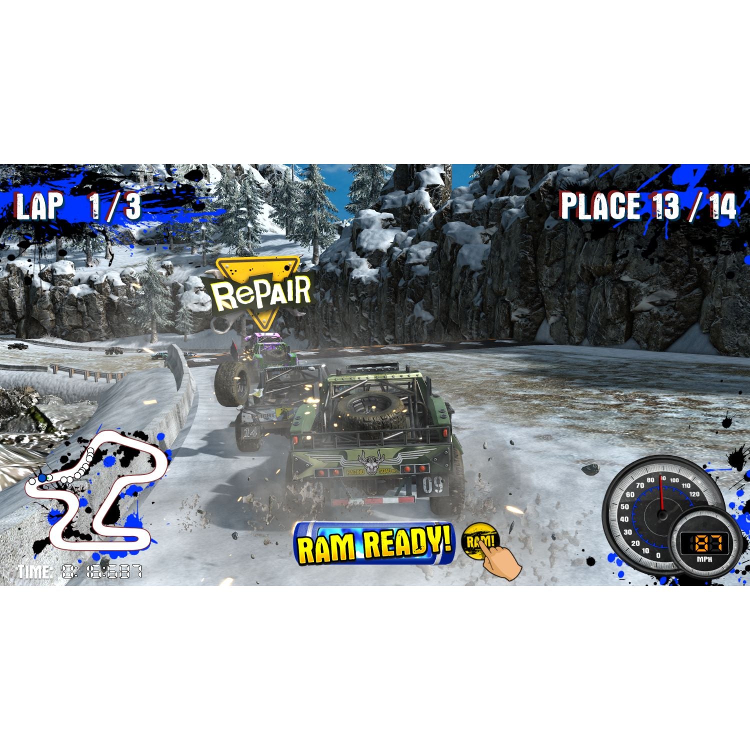 Raw Thrills Nitro Trucks Arcade Game - Gaming Blaze