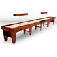 Hudson Dominator Shuffleboard Table 9'-22' with Custom Wood and Stain Options - Gaming Blaze