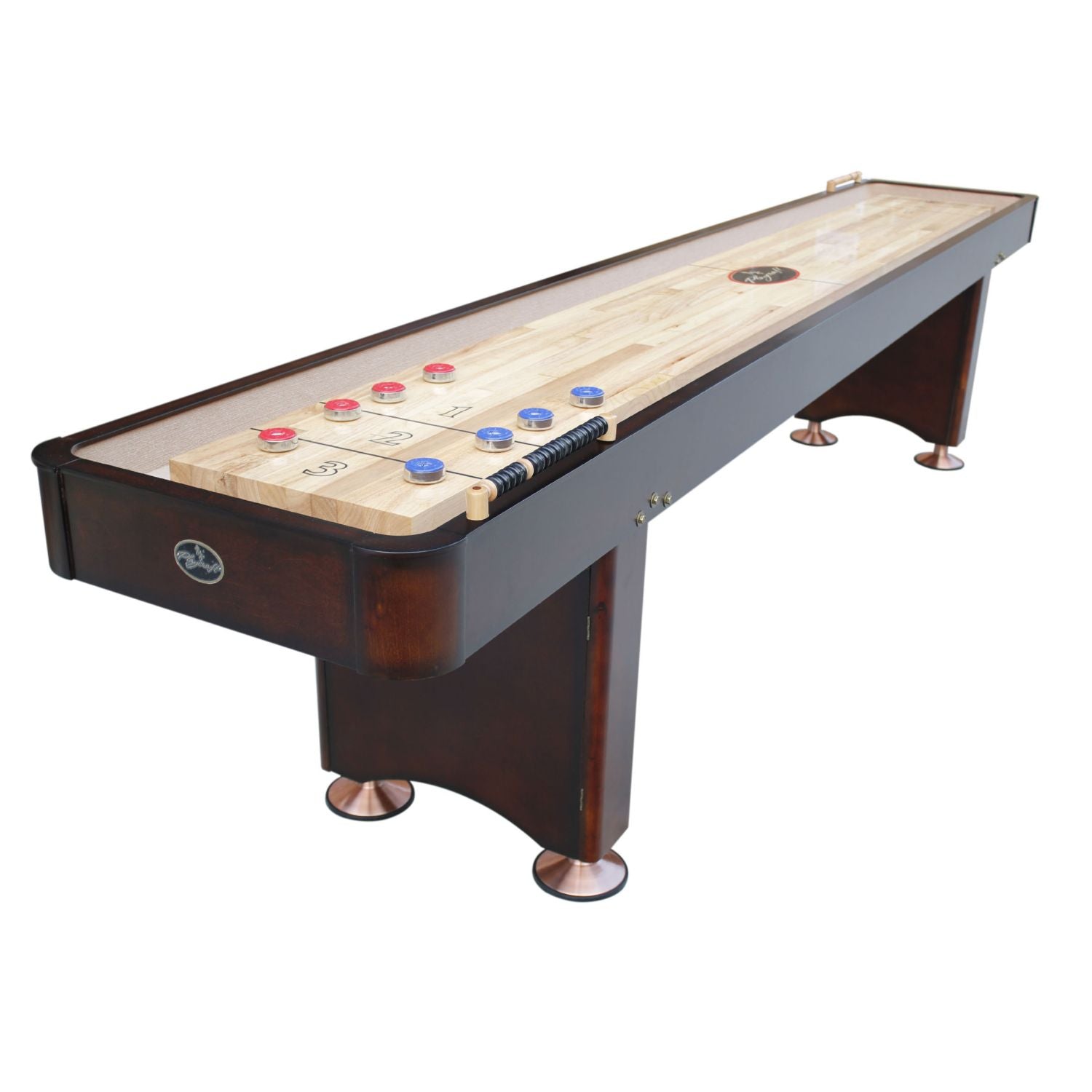 Playcraft Georgetown Shuffleboard Table with Playing Accessories - Gaming Blaze