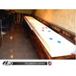 Hudson Fallbrook Limited Shuffleboard Table 9'-22' with Custom Stain Options - Gaming Blaze