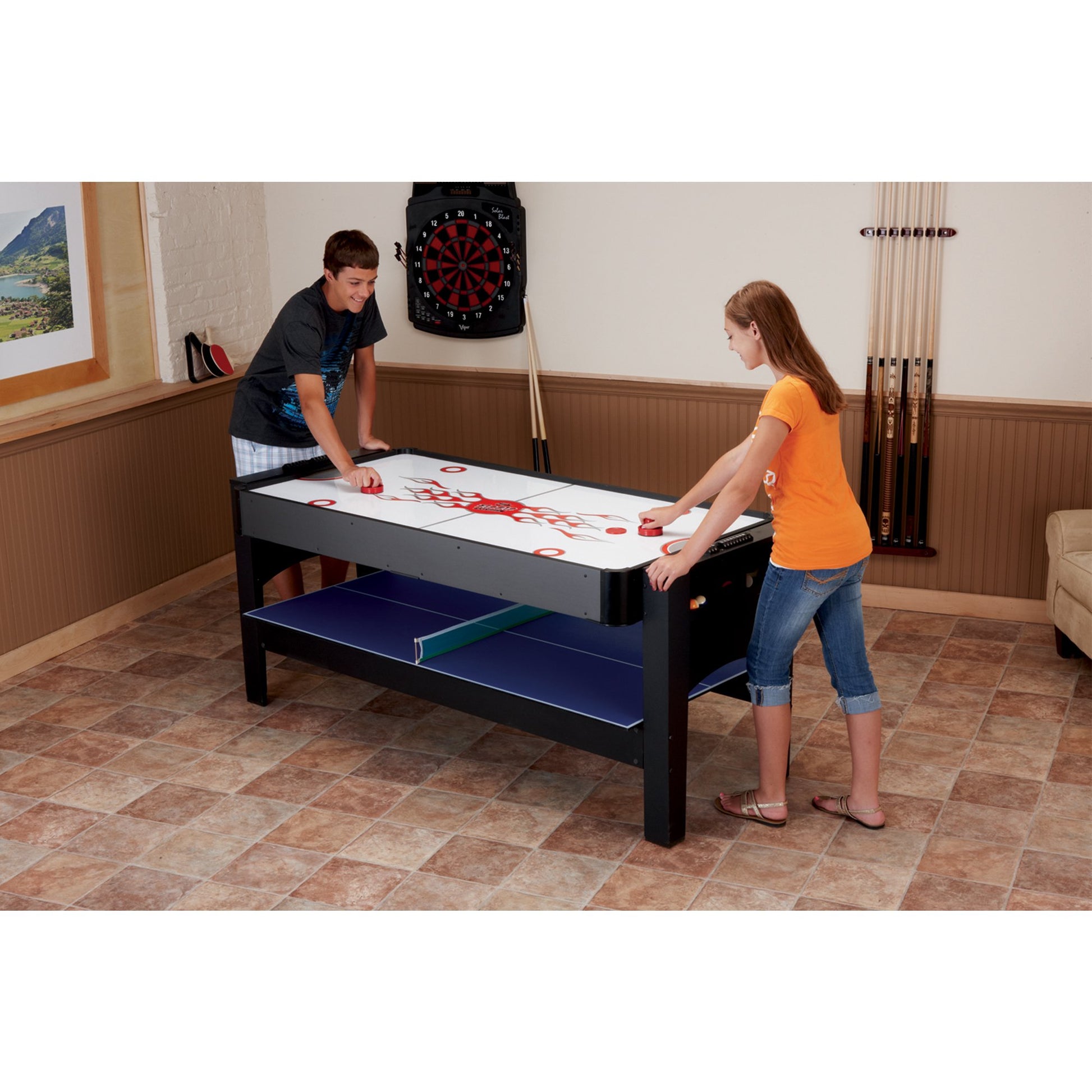 Fat Cat Fliptop 3 in 1 Multi Game Table 6ft - Gaming Blaze