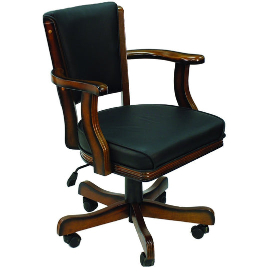 RAM Game Room Swivel Poker Game Arm Chair Set - Gaming Blaze