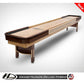 Grand Hudson Deluxe Hybrid Shuffleboard Table 9'-22' with Custom Stain Options - Gaming Blaze