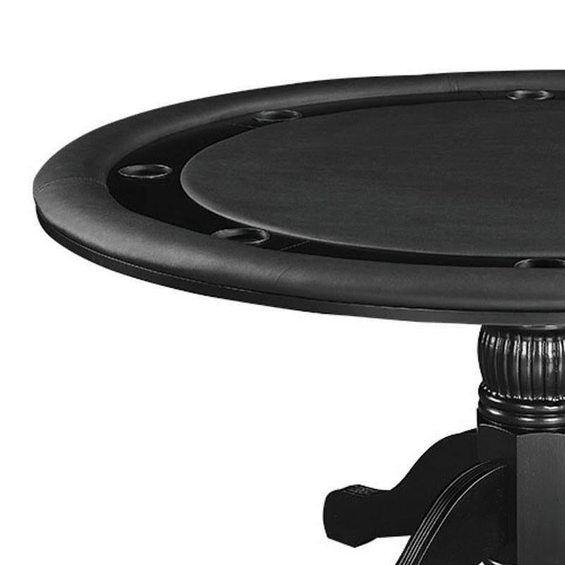 Convertible 2 in 1 Round Poker Dining Table - Gaming Blaze