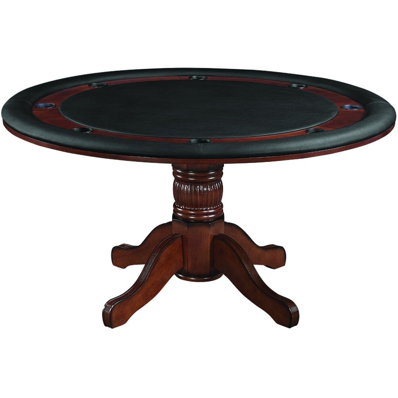 Convertible 2 in 1 Round Poker Dining Table - Gaming Blaze