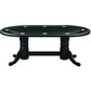 RAM Games Room Texas Holdem Oval Poker Table 8 Person - Gaming Blaze