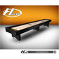 Hudson The Commercial Shuffleboard Table 9'-22' with Custom Stain Options - Gaming Blaze