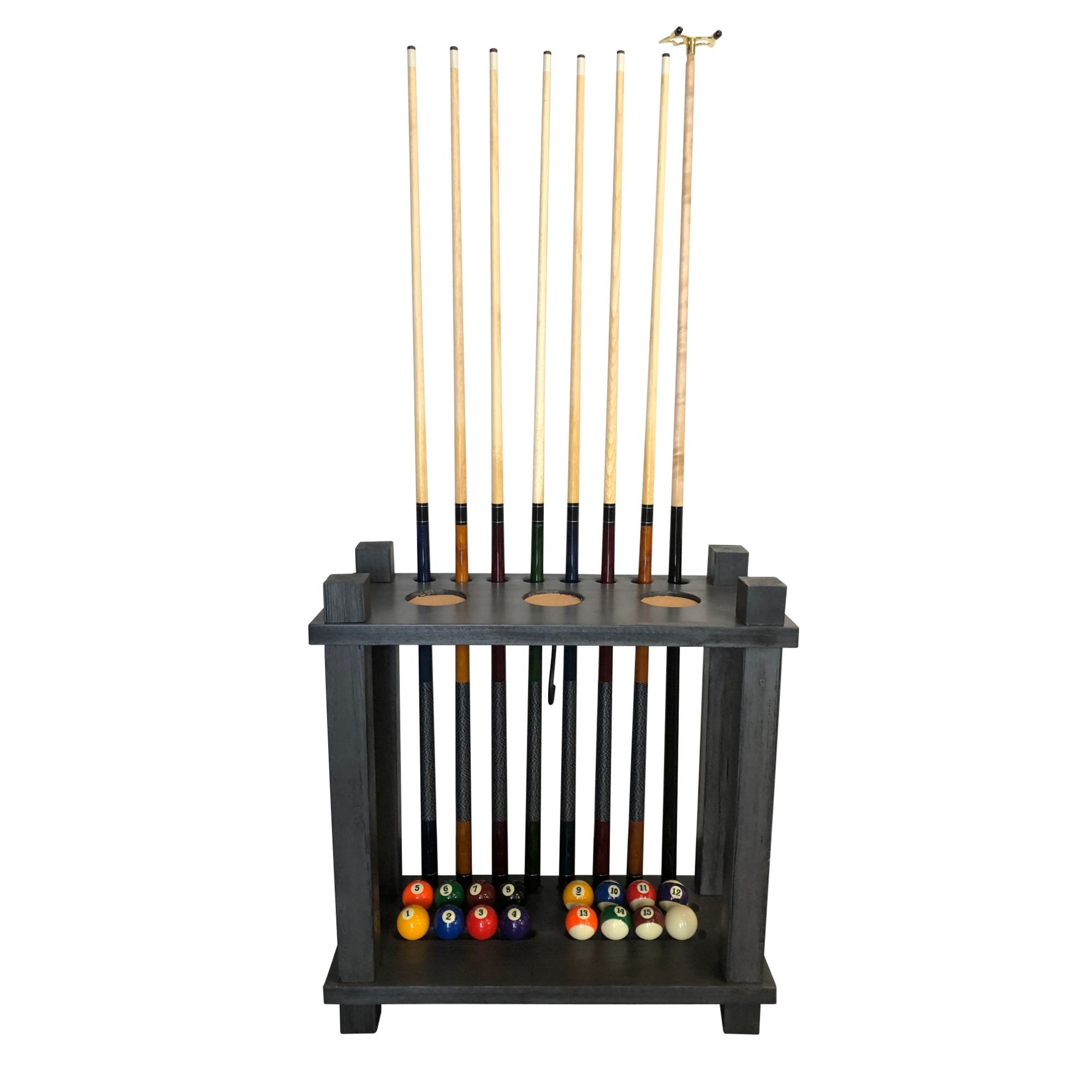 Playcraft Premium Hardwood Billiard Floor Rack - Gaming Blaze