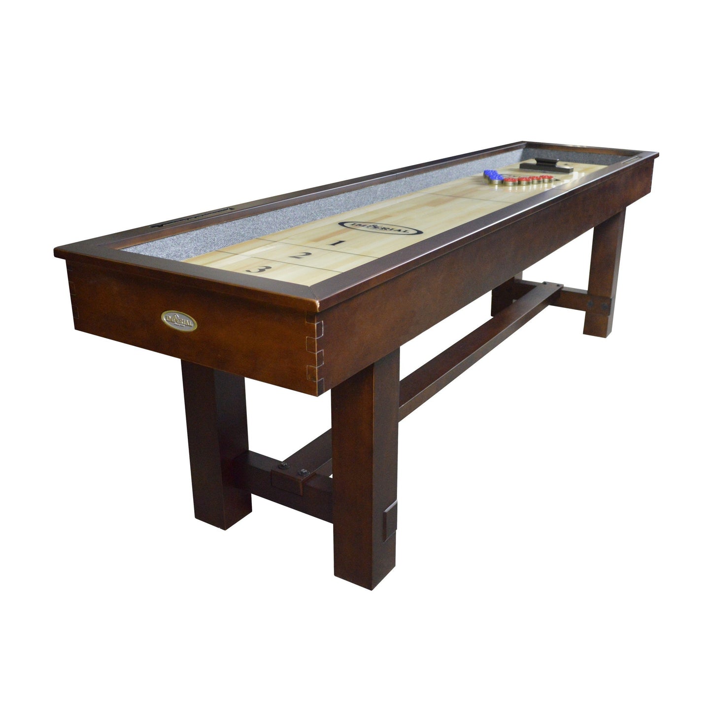 Imperial Reno Rustic 9ft Shuffleboard Table - Gaming Blaze