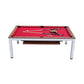 Playcraft Glacier 7' Pool Table with Dining Top - Gaming Blaze