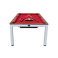 Playcraft Glacier 7' Pool Table with Dining Top - Gaming Blaze