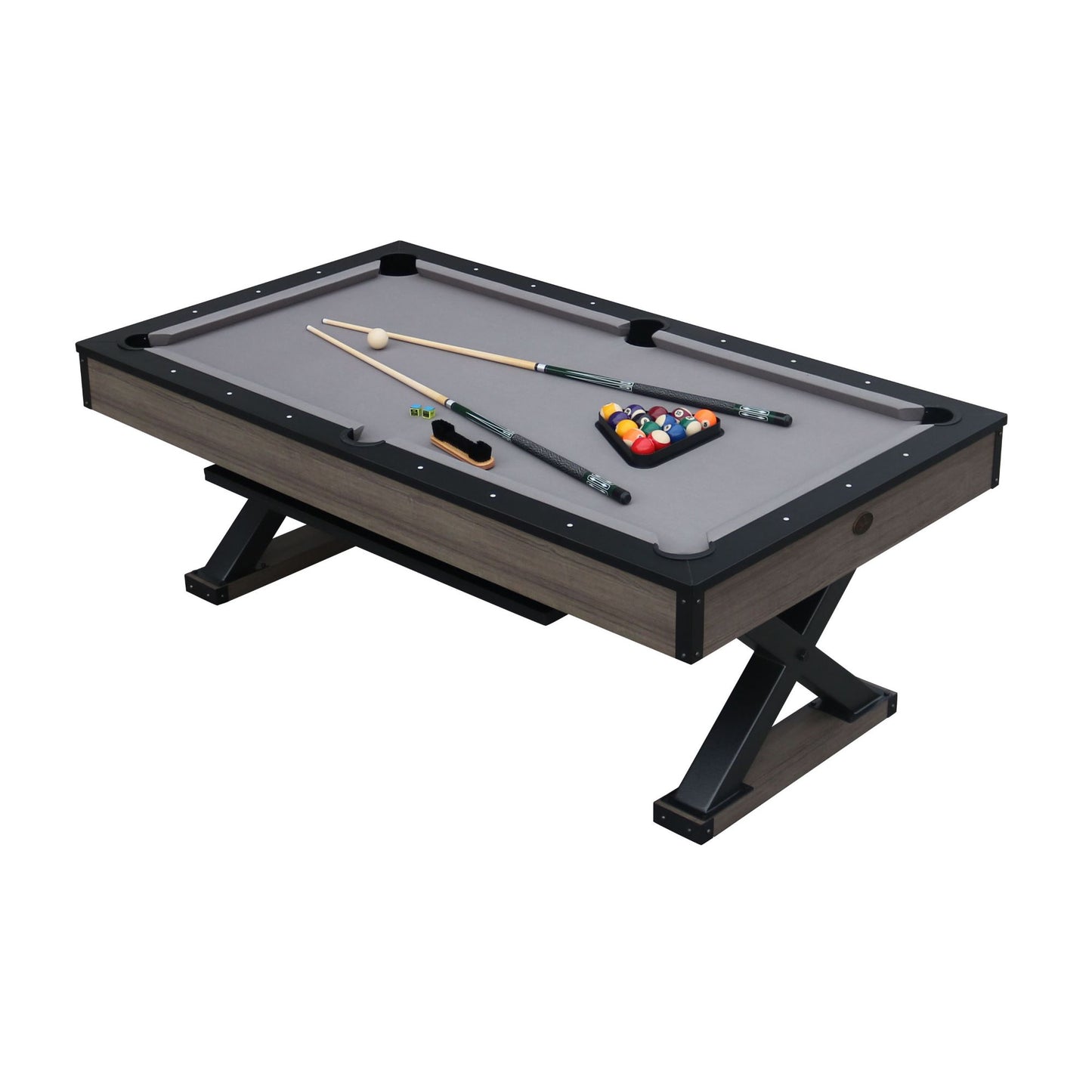 Playcraft Wolf Creek 7' Pool Table with Dining Top - Gaming Blaze