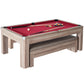 Hathaway Newport 7ft Multi Game Table with Dining Top & Benches  - Gaming Blaze