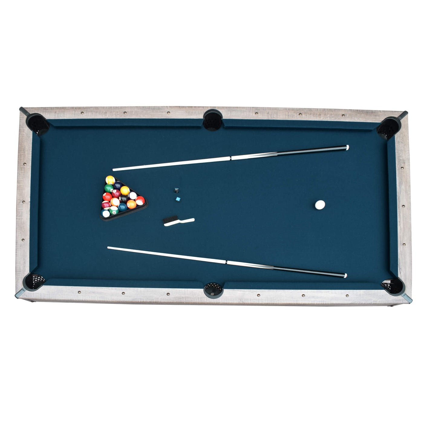 Hathaway Logan 7ft Multi Game Pool Dining Table with Benches - Gaming Blaze