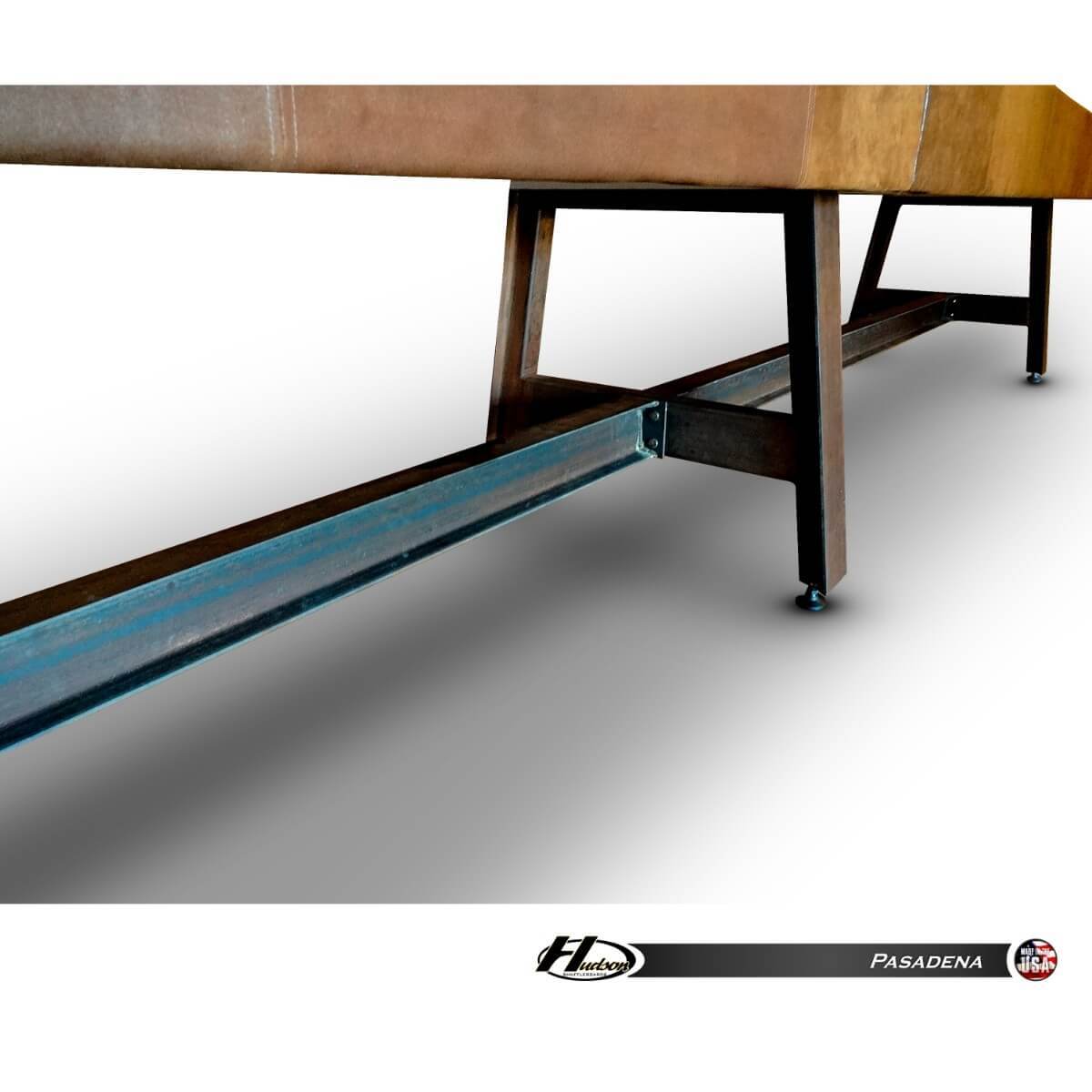 Hudson Pasadena Shuffleboard Table 9'-22' with Custom Finish Options - Gaming Blaze