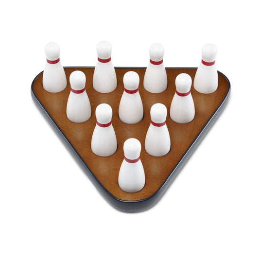 Playcraft Deluxe Pin Setter and Set of 10 Hardwood Bowling Pins - Gaming Blaze