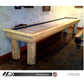 Hudson Ponderosa Shuffleboard Table 9'-22' with Custom Stain Options - Gaming Blaze