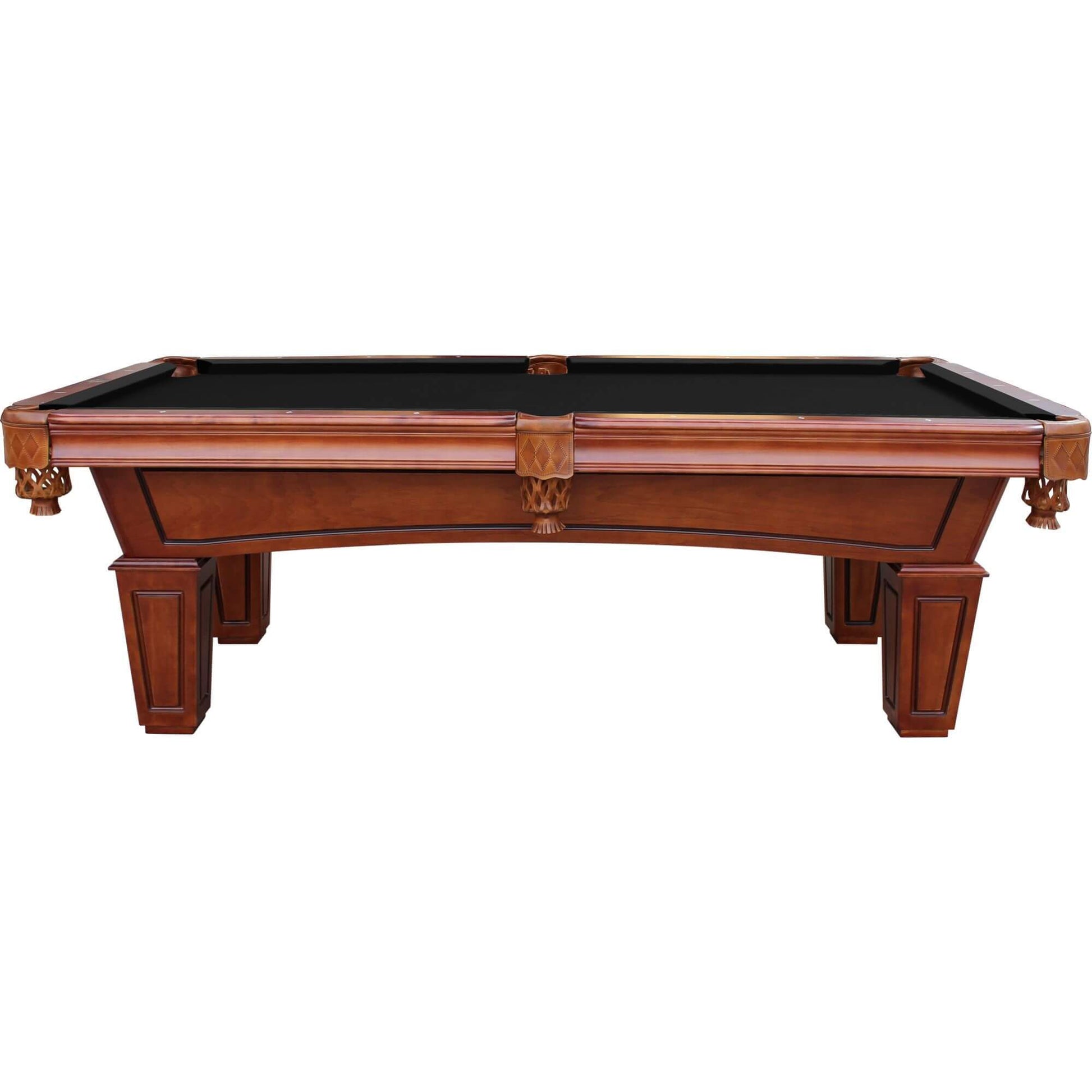 Playcraft St. Lawrence 8' Slate Pool Table with Leather Drop Pockets - Gaming Blaze