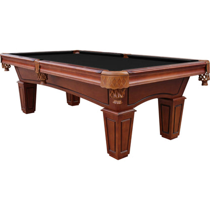 Playcraft St. Lawrence 8' Slate Pool Table with Leather Drop Pockets - Gaming Blaze