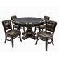 Darafeev Trestle 2 Way 54″ Round Poker Dining Table - Gaming Blaze