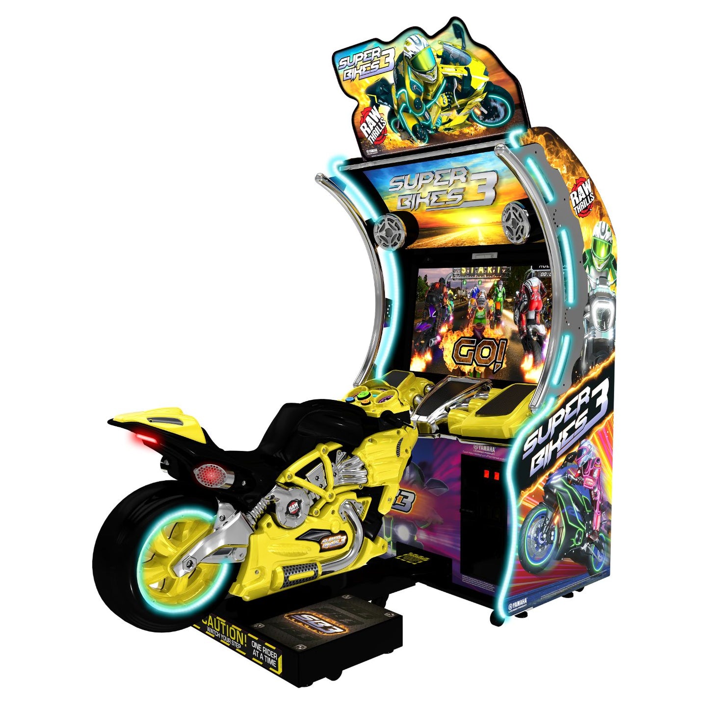 Raw Thrills Super Bikes 3 Arcade Game - Gaming Blaze