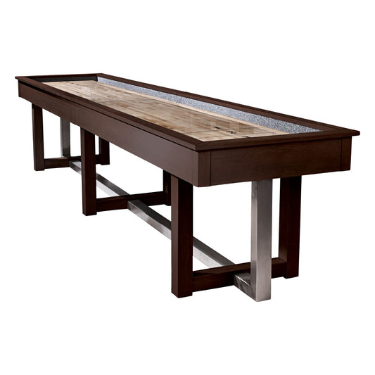 American Heritage Abbey 12ft Shuffleboard Table - Gaming Blaze