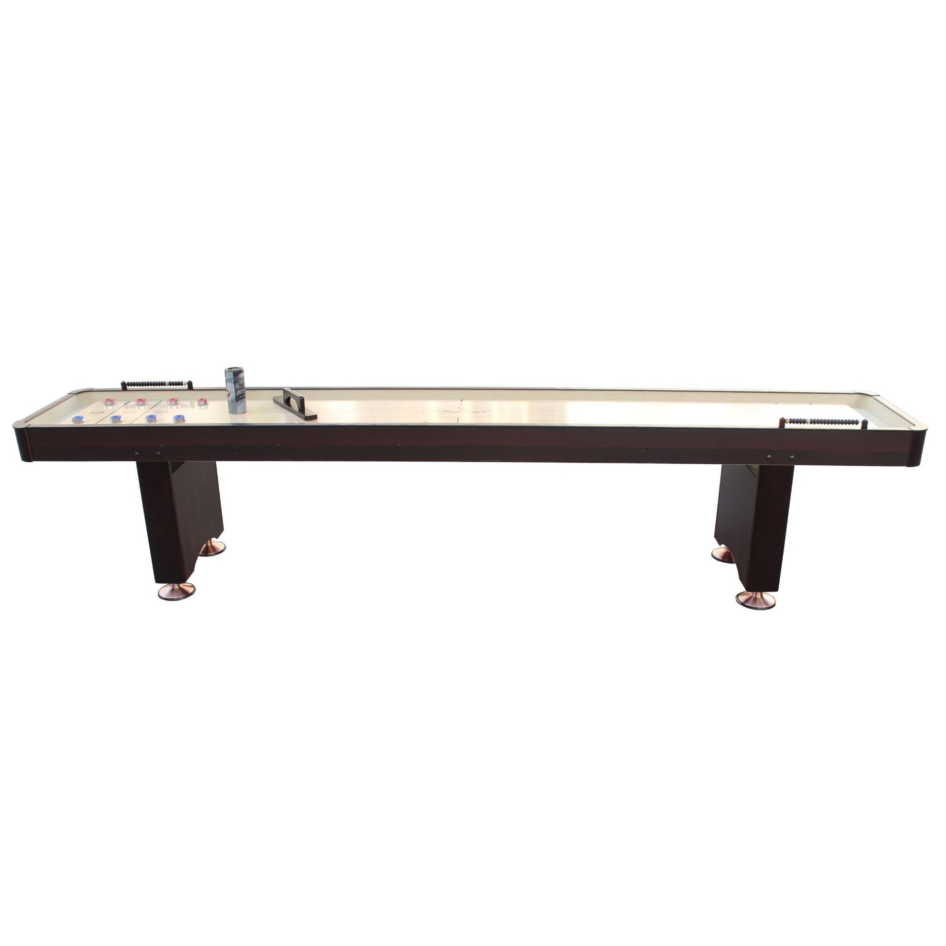 Playcraft Woodbridge Shuffleboard Table with Playing Accessories - Gaming Blaze