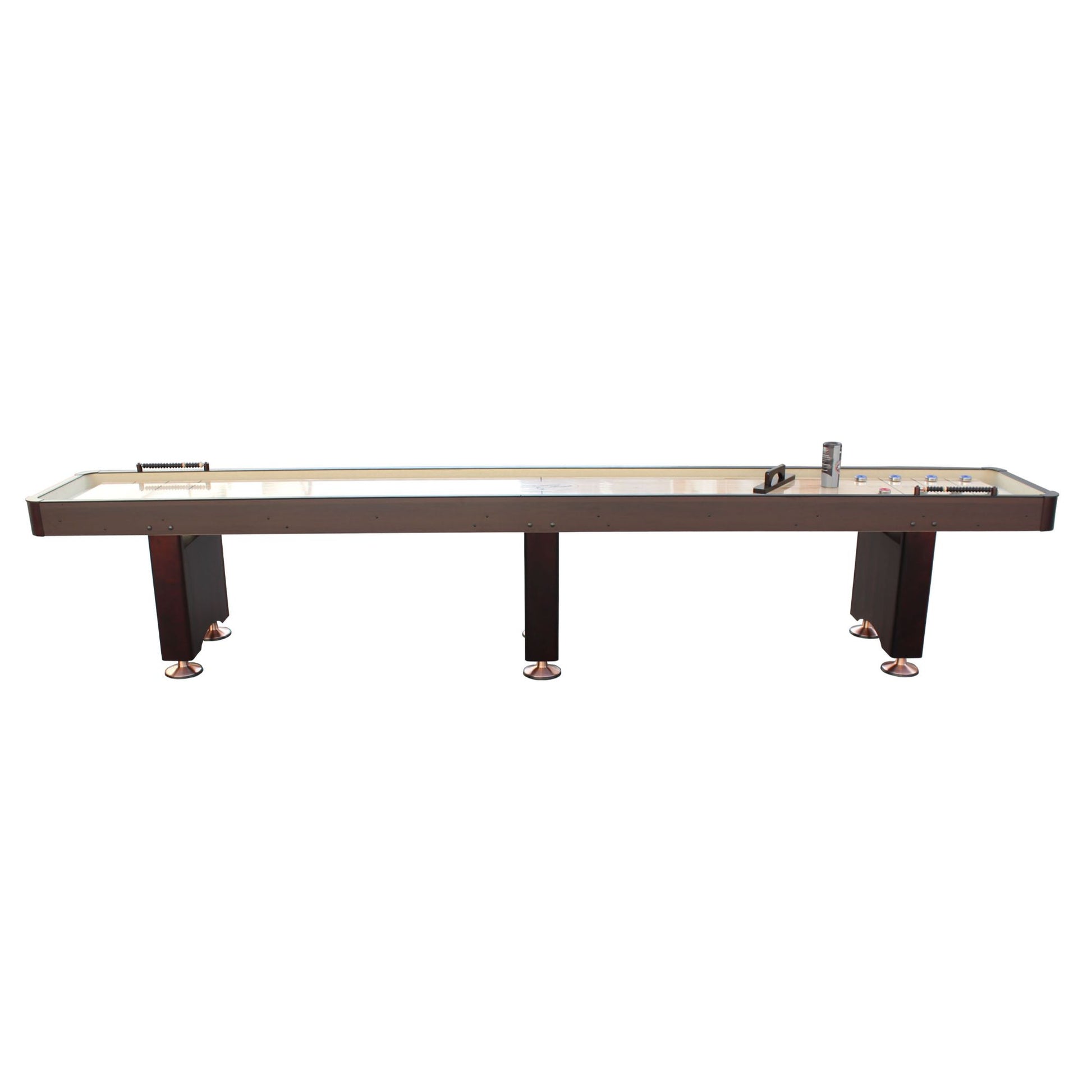 Playcraft Woodbridge Shuffleboard Table with Playing Accessories - Gaming Blaze