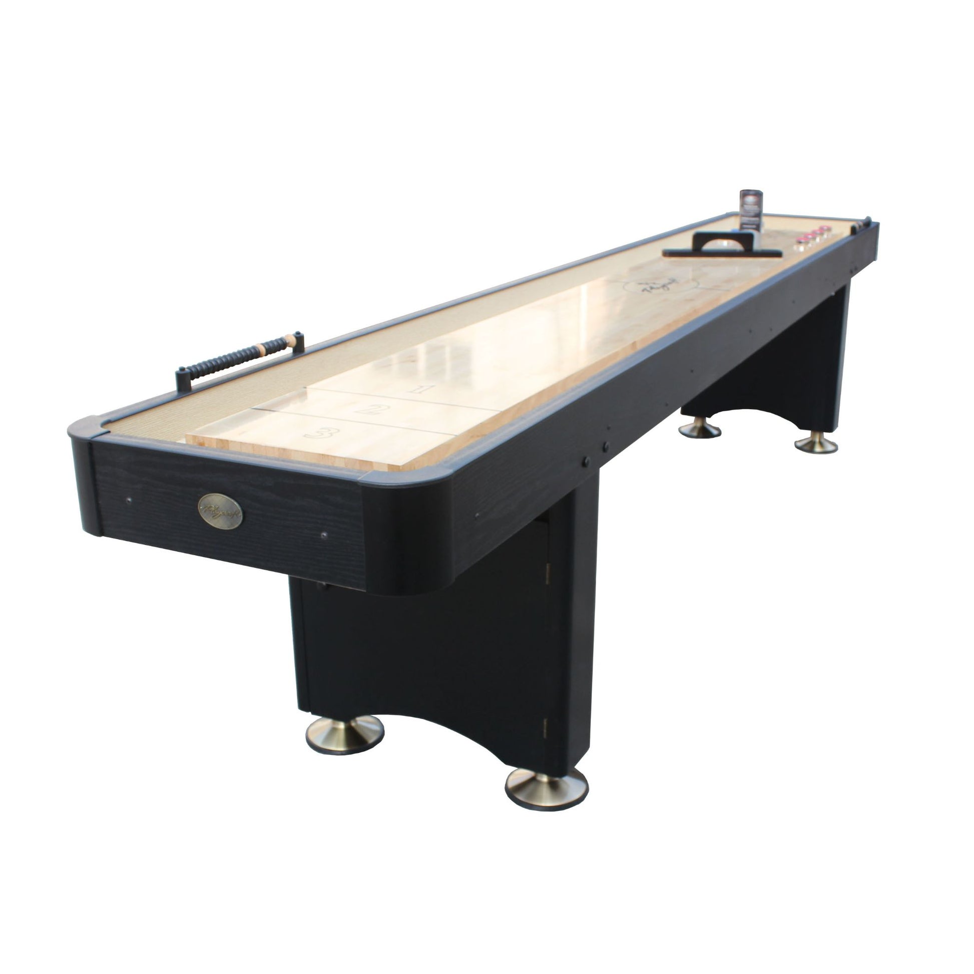 Playcraft Woodbridge Shuffleboard Table with Playing Accessories - Gaming Blaze