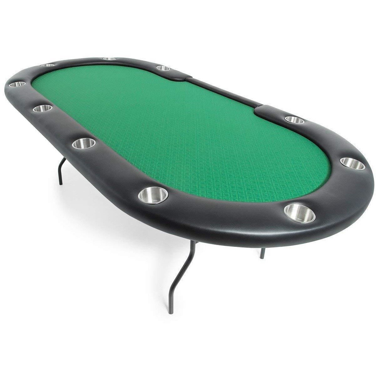 BBO Poker Tables Aces Pro Folding Poker Table 10 Person and Dealer - Gaming Blaze