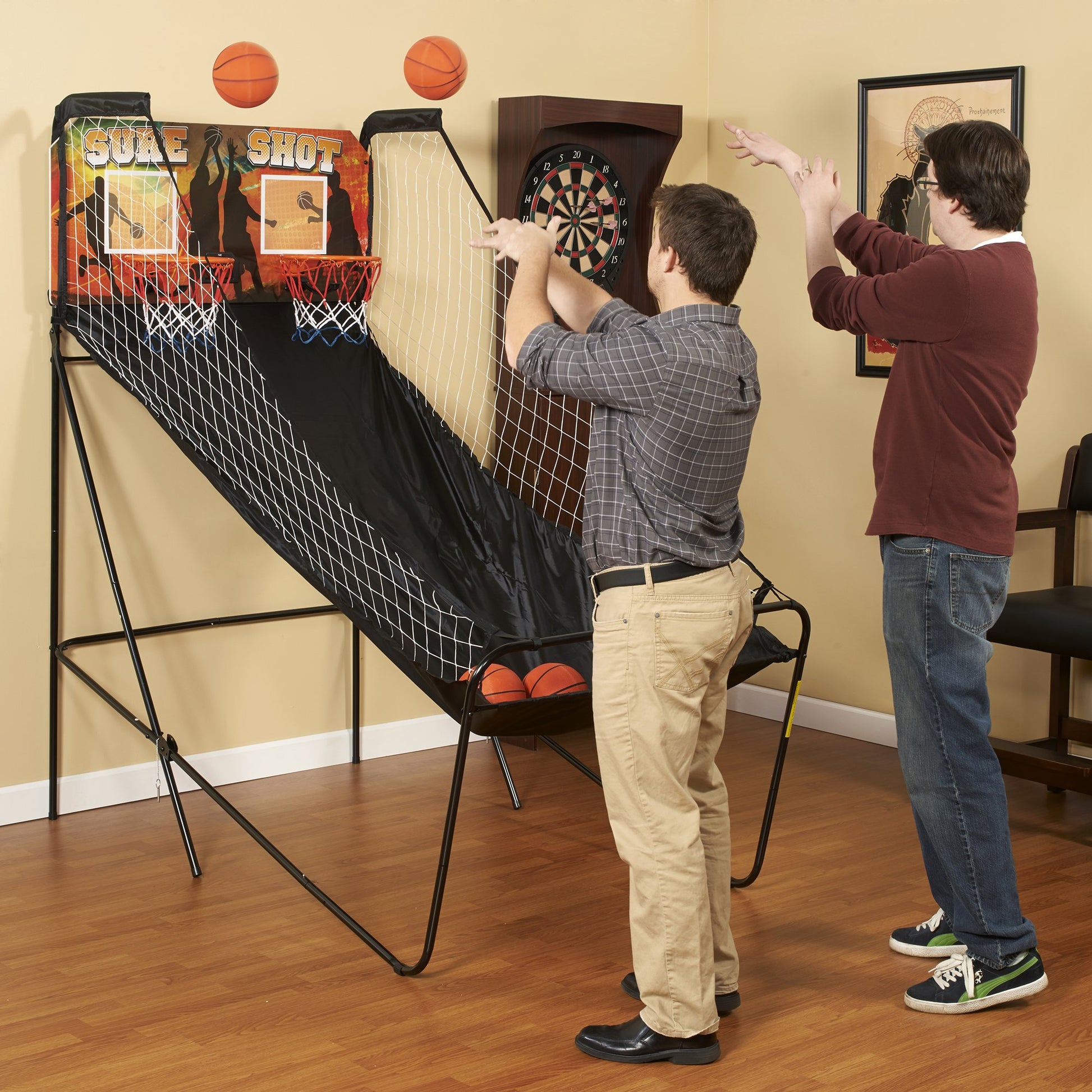 Hathaway Dual Sure Shot Basketball Arcade Game - Gaming Blaze