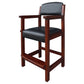 Hathaway Cambridge Rich Mahogany Finish Spectator Chair - Gaming Blaze