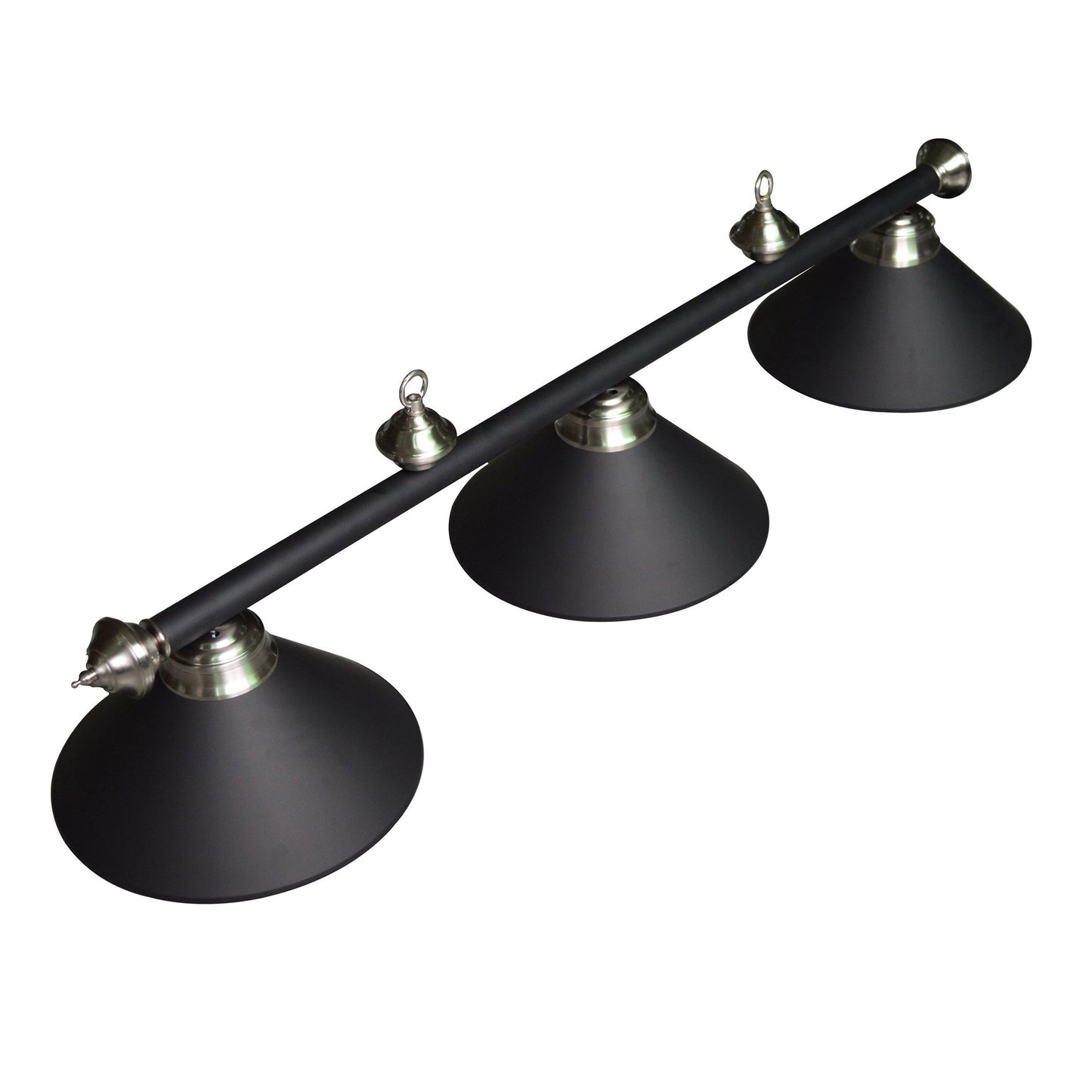 Hathaway 3 Shade Black Billiard Table Light - Gaming Blaze