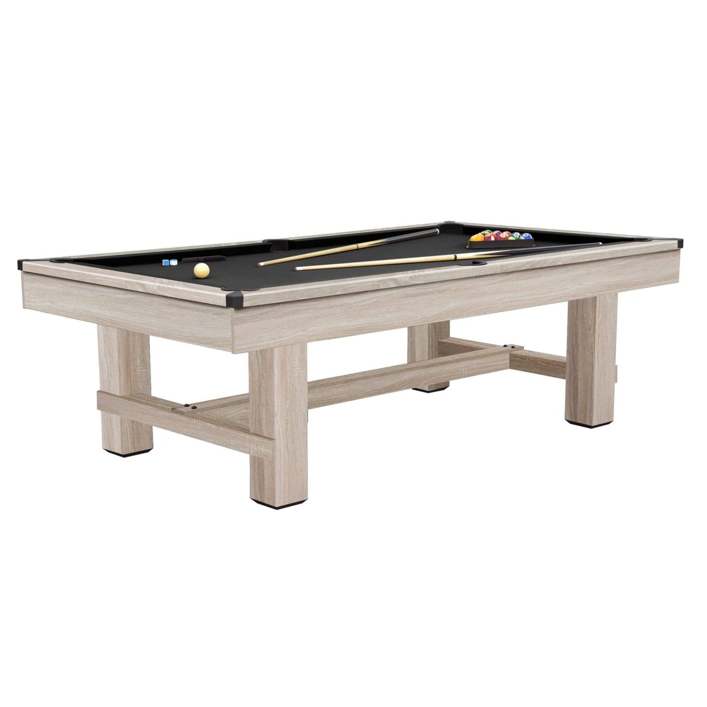 Playcraft Bryce Pool Table with Black Cloth - Gaming Blaze