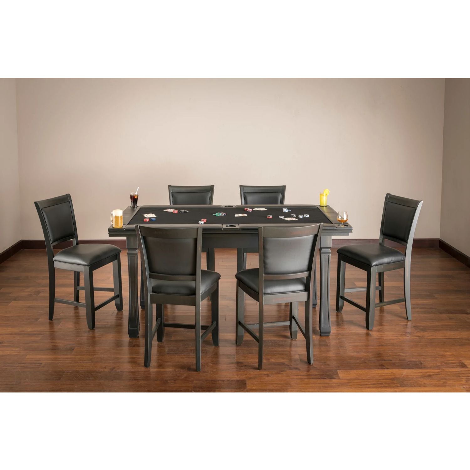American Heritage Burlington Game Poker Table Set - Gaming Blaze