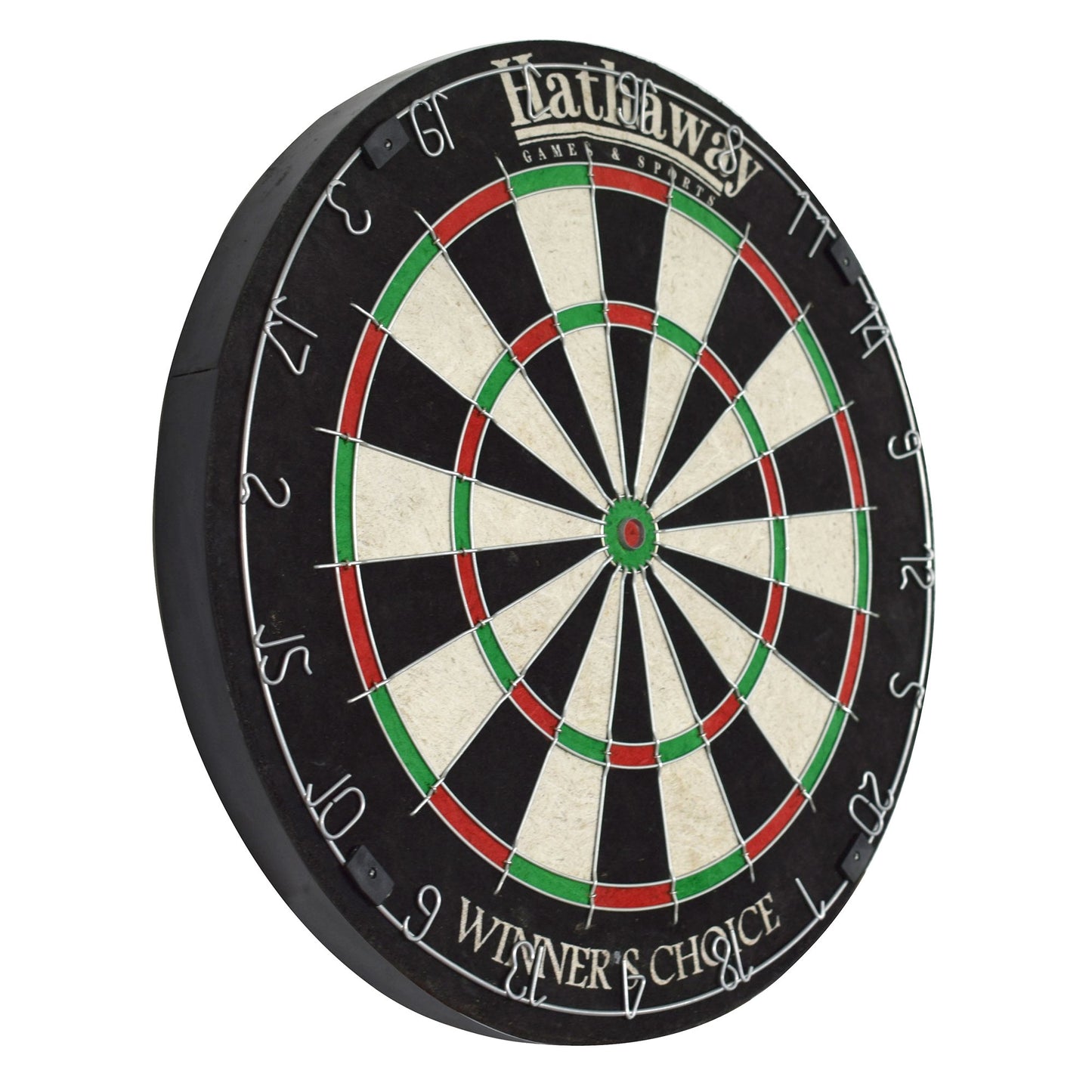 Hathaway Sisal Fiber Bristle Winners Choice 18" Dartboard Set - Gaming Blaze