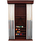 Playcraft Premium Hardwood Billiard Wall Rack - Gaming Blaze