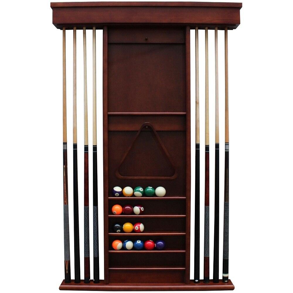 Buy Playcraft Hardwood Billiard Wall Rack with Free Shipping – Gaming Blaze