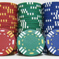 JP Commerce Triple Striped 500 Piece Clay Poker Chip Set 13.5 gram - Gaming Blaze