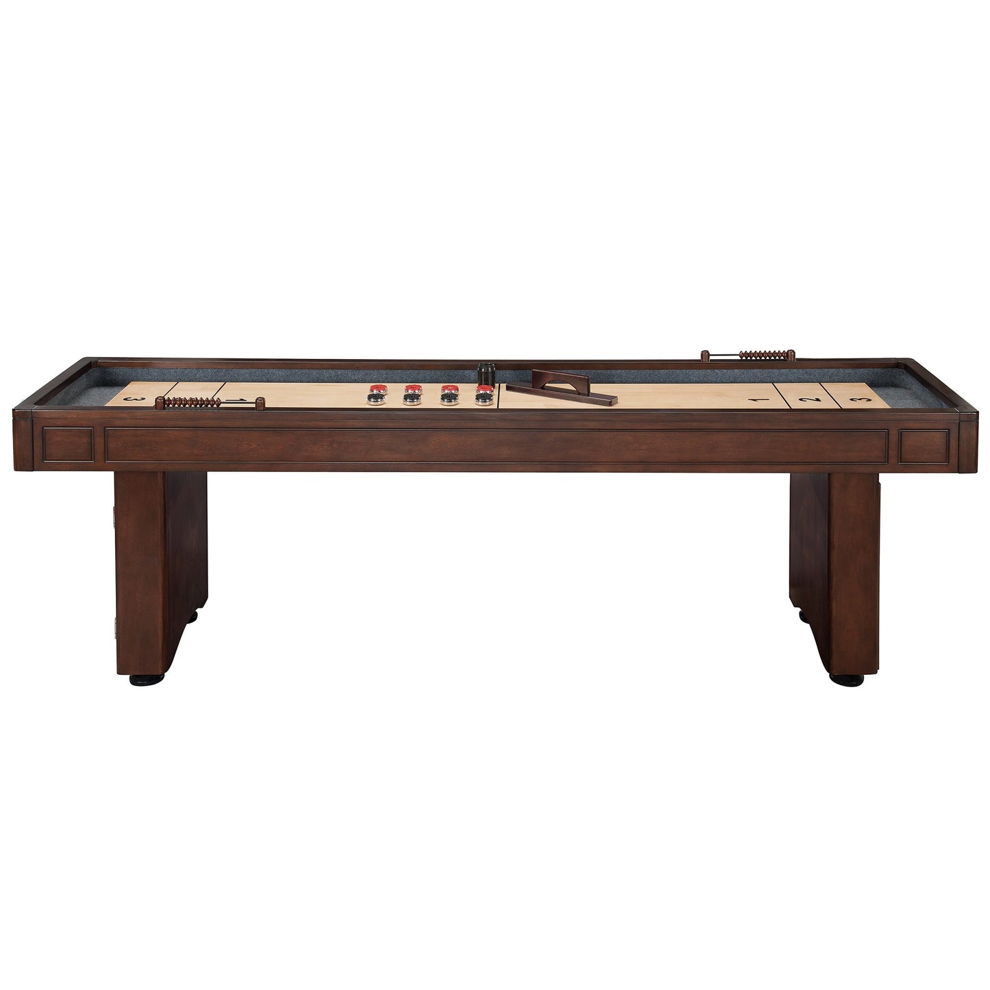 Hathaway Austin Mahogany 9ft Shuffleboard Table - Gaming Blaze