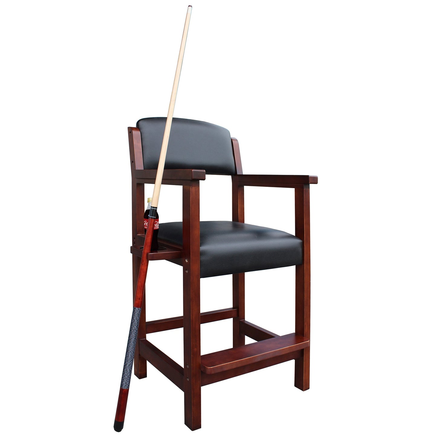 Hathaway Cambridge Antique Walnut Finish Spectator Chair - Gaming Blaze