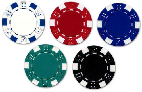 JP Commerce Dice 500 Piece Casino Poker Chips Set 11.5 gram - Gaming Blaze
