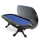 BBO Poker Tables Elite Black Oval Poker Table 10 Person - Gaming Blaze