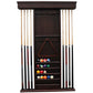 Playcraft Premium Hardwood Billiard Wall Rack - Gaming Blaze