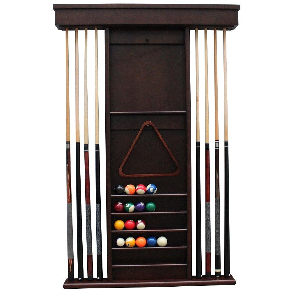 Playcraft Premium Hardwood Billiard Wall Rack - Gaming Blaze