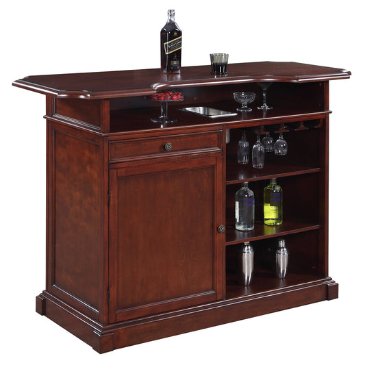 Hathaway Ridgeline 60" Home Bar Set with Storage - Gaming Blaze