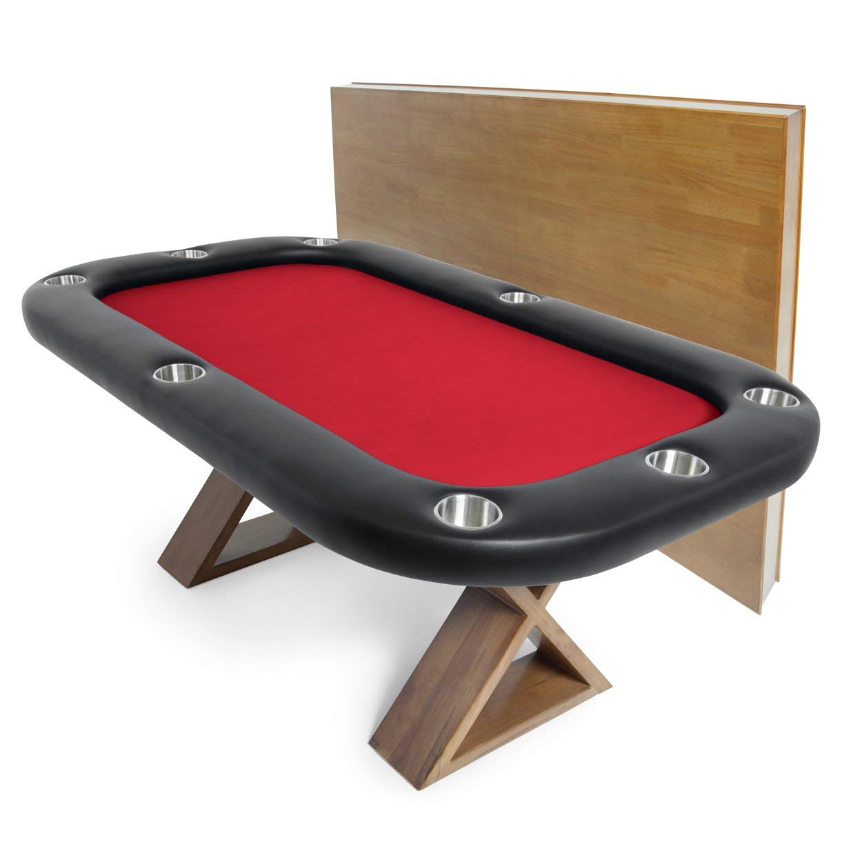 BBO Poker Tables Helmsley Dining Poker Table 8 Person with Dining Top - Gaming Blaze